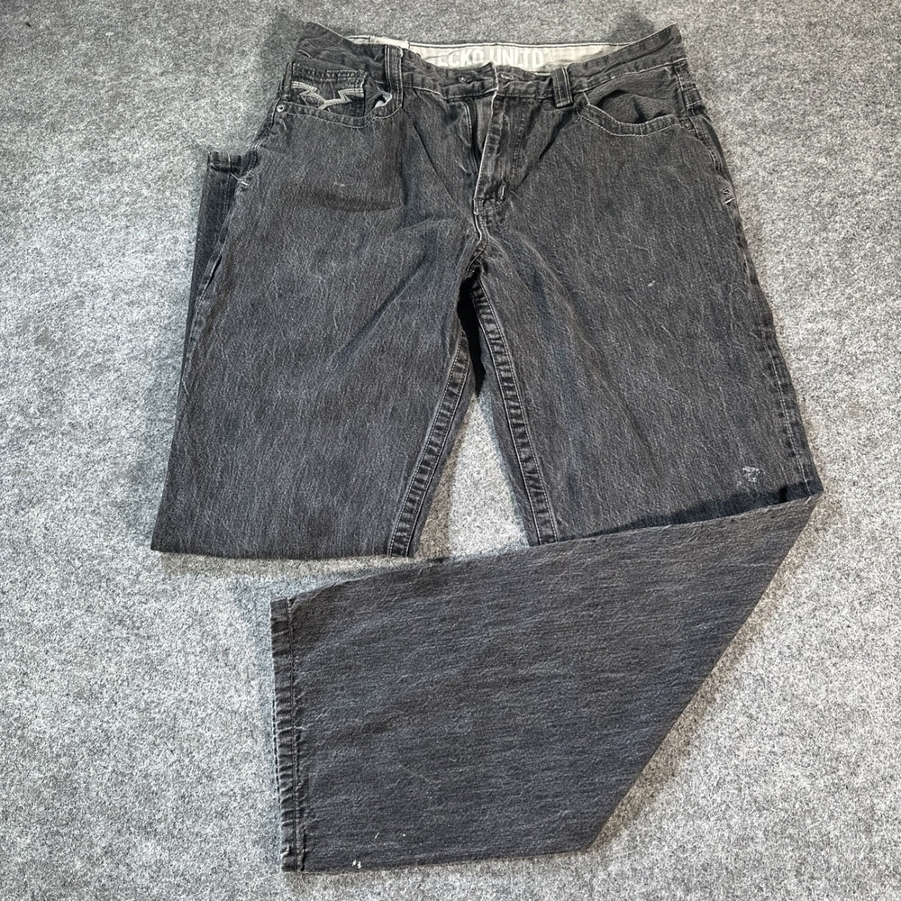 Vintage Y2K Ecko Unltd Jeans Mens Size 36x34 Black Loose Denim Unlimited